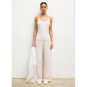 Womens LASET Pointelle Boxer Pants Pink Size Small Tall